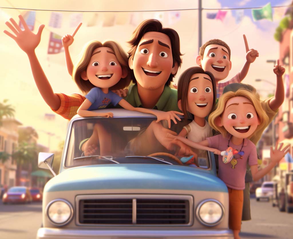 wayne Scott Baio Pixar family 1
