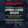 Manliness AMINO CORE 3000 fruit punch