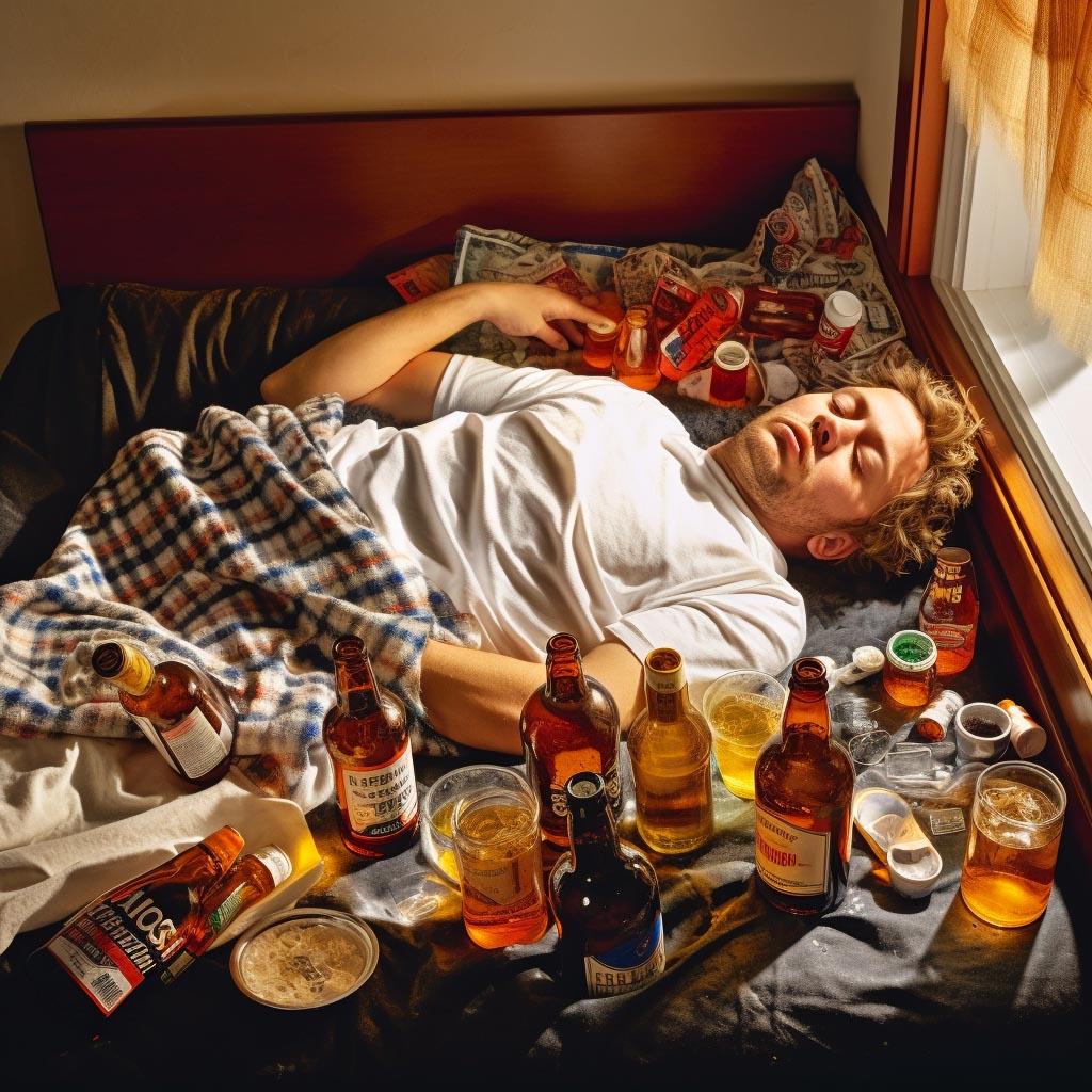 Alcohol can disrupt the sleep cycle, leading to a less restful night.