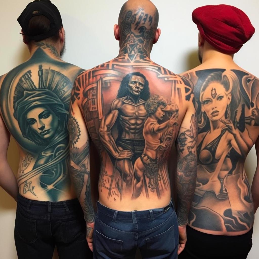 According to a survey by Dalia Research in 2018, about 11% of tattooed respondents in the U.S. reported having a tattoo that covers a "large part" of their body. While this doesn't specify full back tattoos, it gives an idea of the prevalence of larger tattoos.