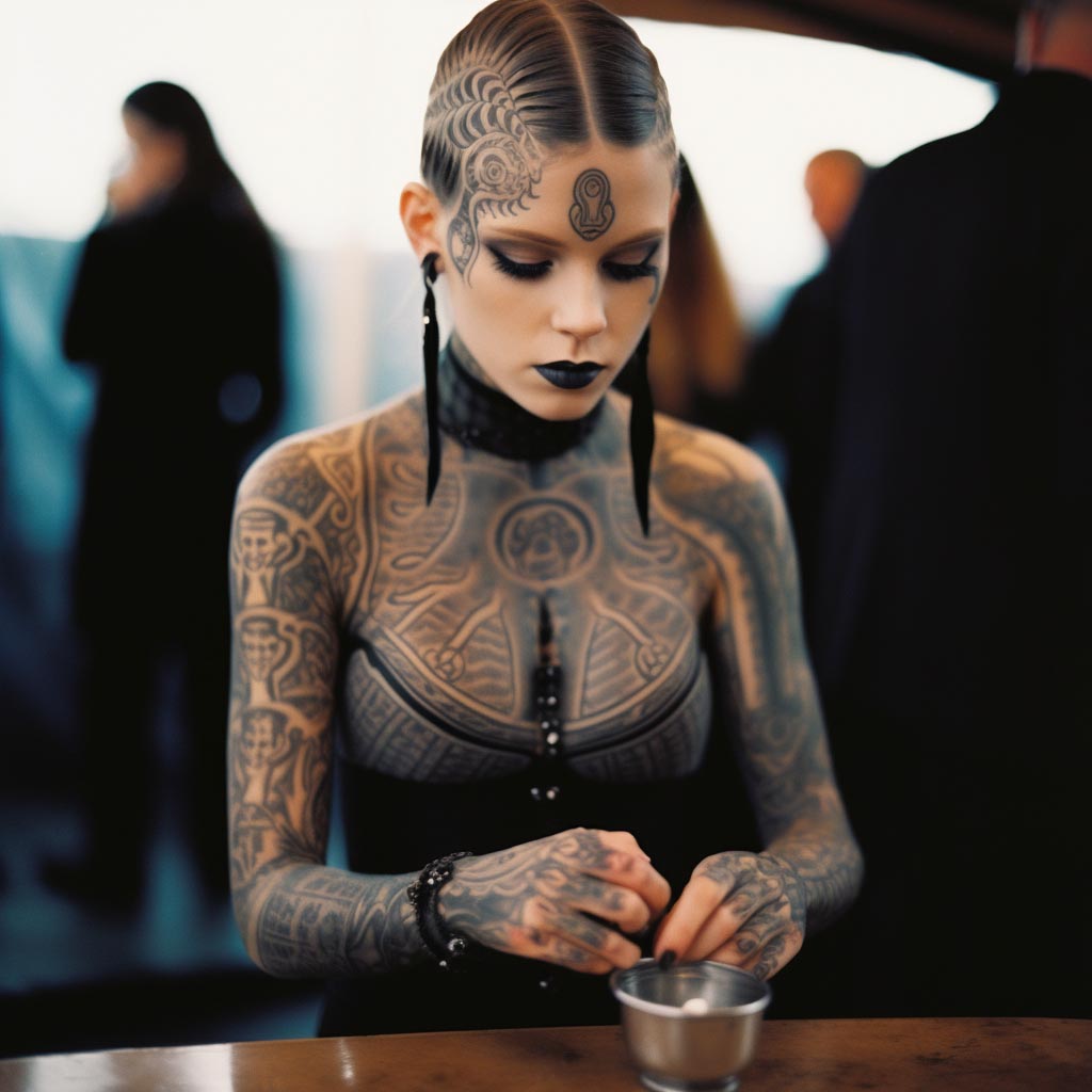 A 2019 Harris Poll found that younger women are more likely to have tattoos, with approximately 47% of women aged 18-35 reporting having at least one tattoo.