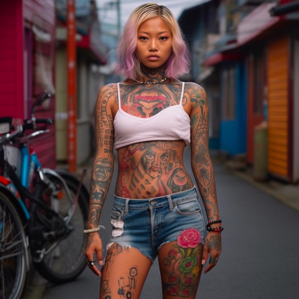 While tattoos have historically been stigmatized in South Korea, they're becoming more popular, especially among younger women. A 2015 survey found that about 10% of South Koreans in their 20s and 30s have tattoos, with a significant portion being women.