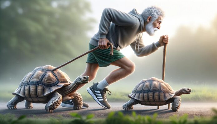 It’s not a sprint, it’s a marathon. Pace yourself in the race of life.