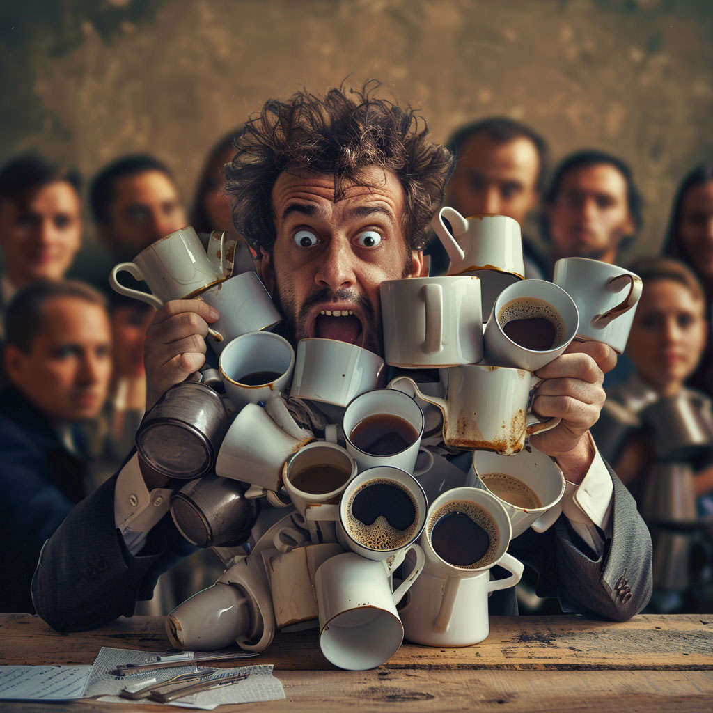 Overindulging in caffeine, for instance, can turn you into a jittery, insomniac version of yourself.