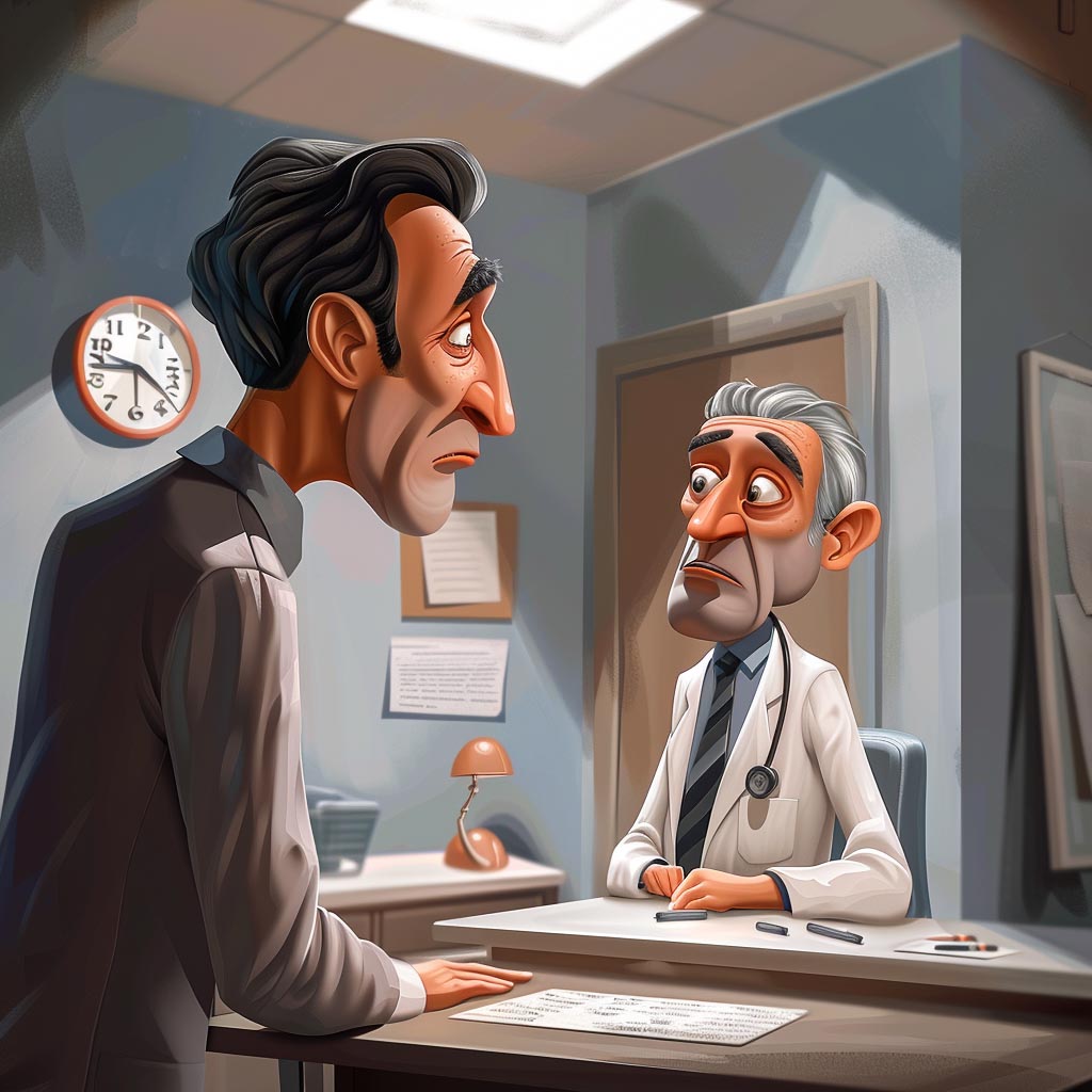 The real first step in detecting a problem? Yes, visiting a real-life human doctor, in person.