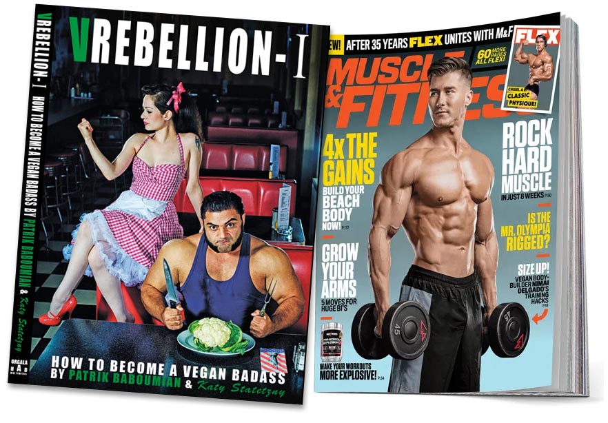 Patrik Baboumian and Nimai Delgado have both made a living from being vegan bodybuilders.