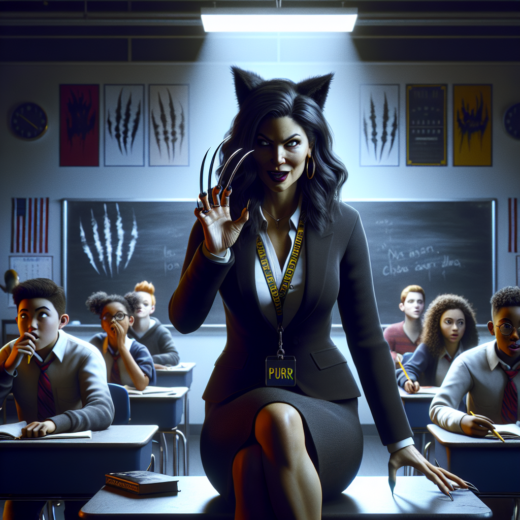 Teacher Allegedly Identifies as a Cat, Hisses at Students in Bizarre Classroom Antics