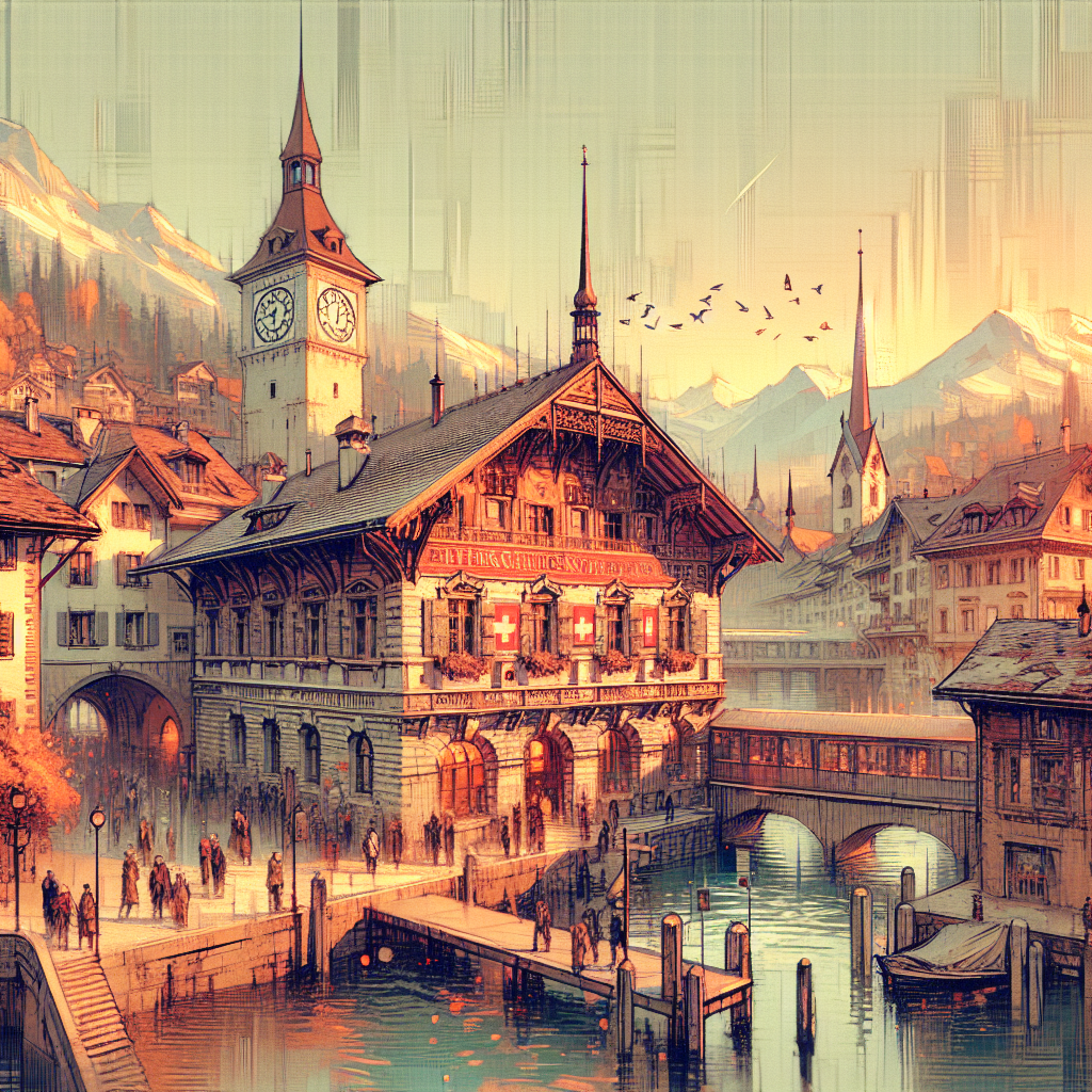 Image for: chatgpt_image_683310bb.png A graphic of the Swiss flag next to a chart showing zero interest rates, symbolizing Switzerland's economic stability and global envy.