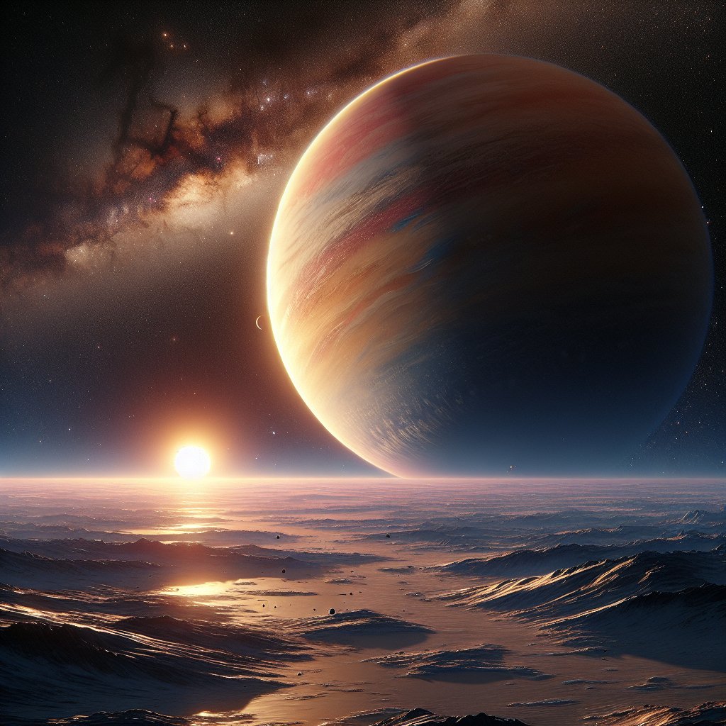 Illustration of Nearby Super-Earth: The Cosmic Neighbor You Need to Know