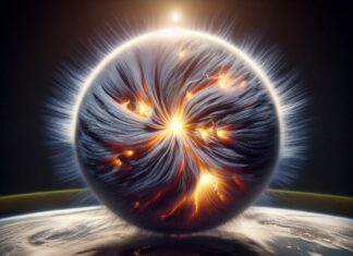 Solar Superstorm Gannon Hits Earth’s Plasmasphere Hard Illustration of Solar Superstorm Gannon Hits Earth’s Plasmasphere Hard