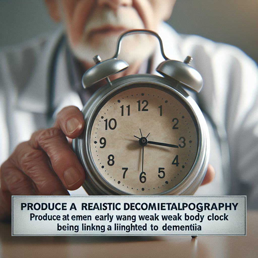 Early Warning: Weak Body Clock Linked to Dementia Risk