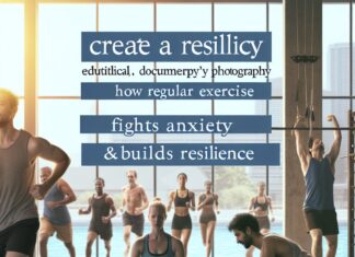 How Regular Exercise Fights Anxiety and Builds Resilience Illustration of How Regular Exercise Fights Anxiety and Builds Resilience
