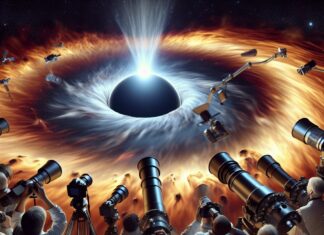 Astronomers Witness Star Collapse into Black Hole Minus Supernova Illustration of Astronomers Witness Star Collapse into Black Hole Minus Supernova