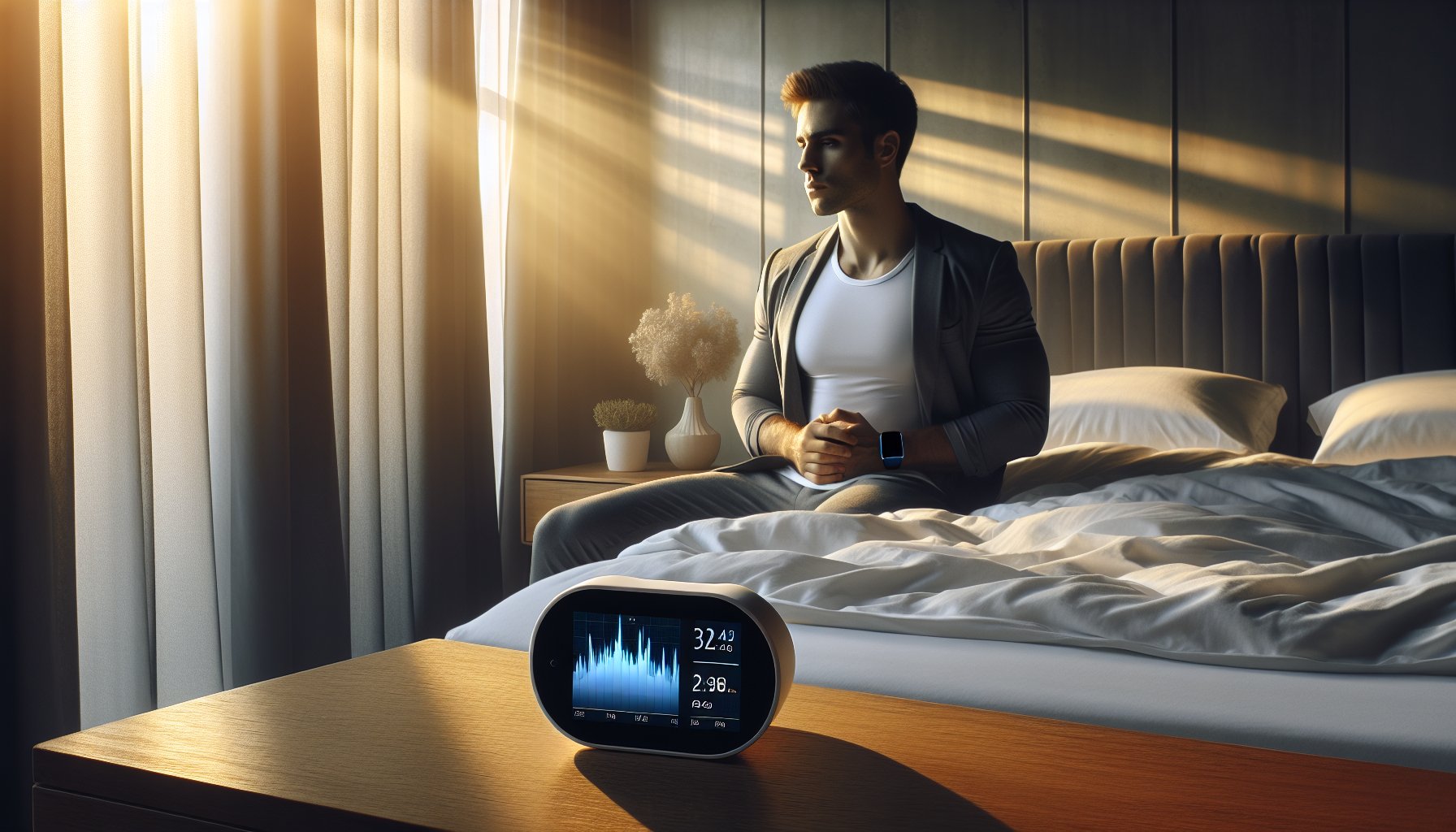 Sleep tracking technology showing recovery data for endurance athletes