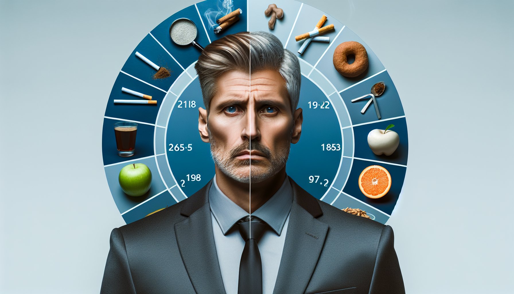 Going gray men lifestyle factors that accelerate hair color changes