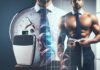 How Much Muscle Can You Realistically Build in a Week? Weekly muscle gain measurement comparison showing measuring tape and scale for tracking muscle building progress