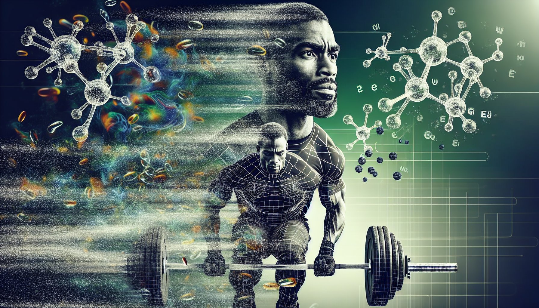 Athlete training showing how many eggs per day for muscle building