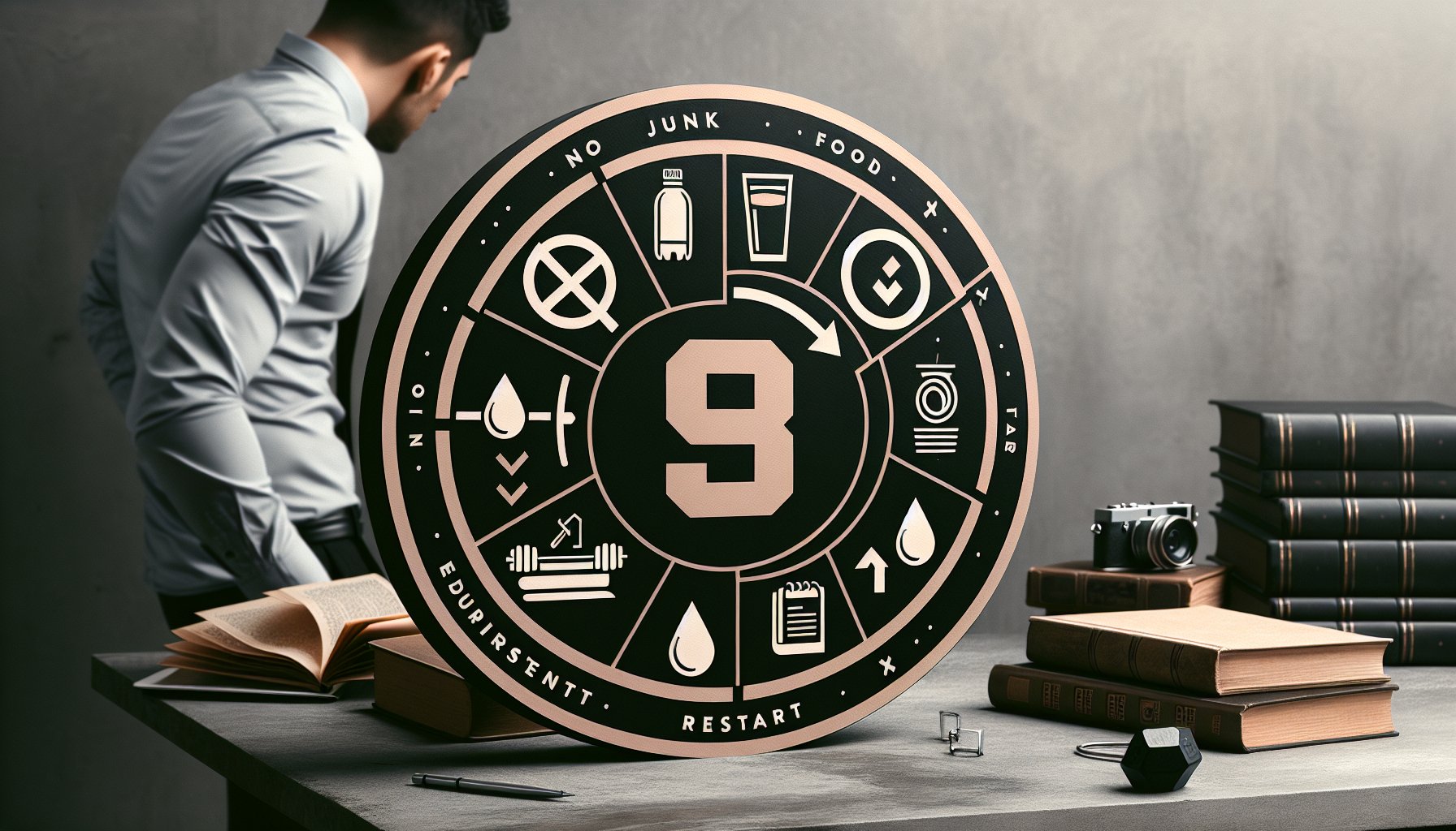 75 hard challenge rules infographic with six core requirements