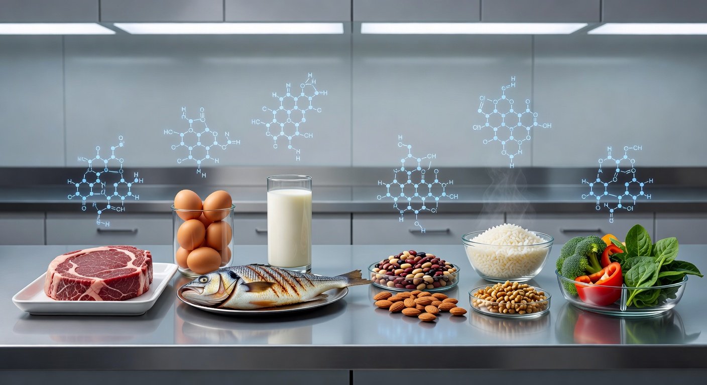 Complete vs incomplete proteins comparison for muscle growth and protein quality