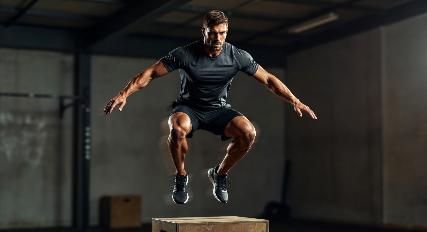 Explosive power development through plyometric box jump training