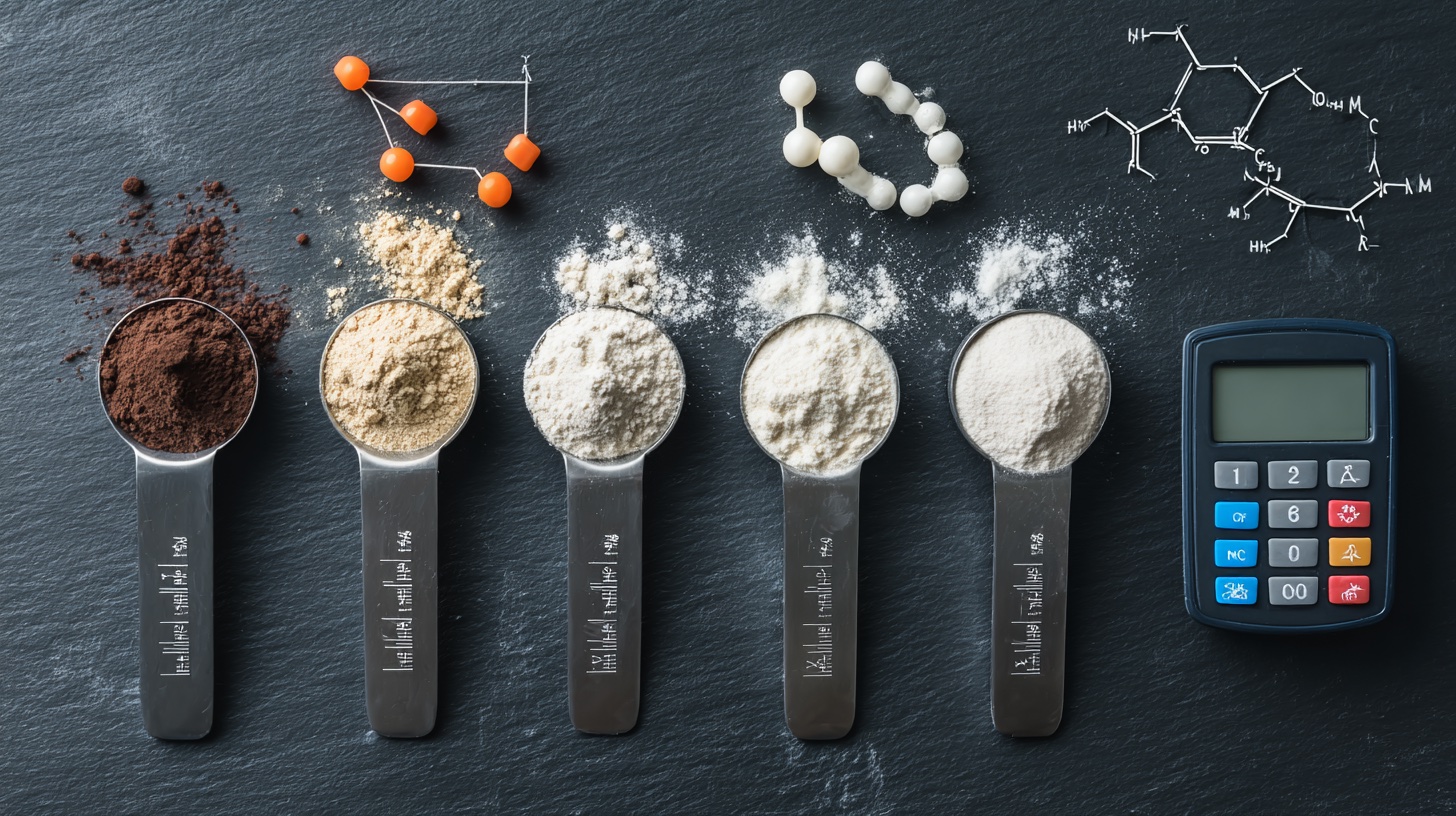 Whey protein serving size comparison with cost analysis calculations